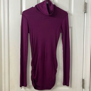 C&C California Turtleneck with side seam rouching size Medium